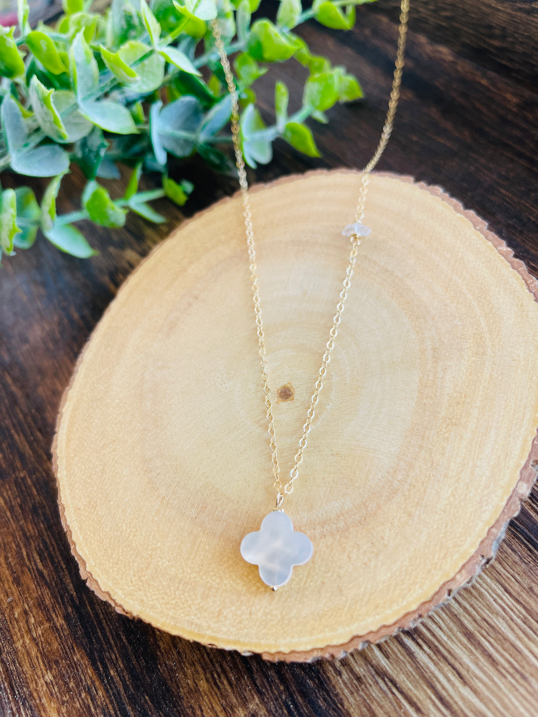 White Pua necklace
