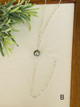 Tahitian Peal Sterling Silver Y-necklace