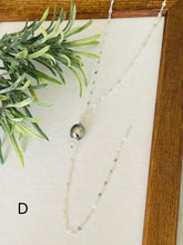 Tahitian Peal Sterling Silver Y-necklace