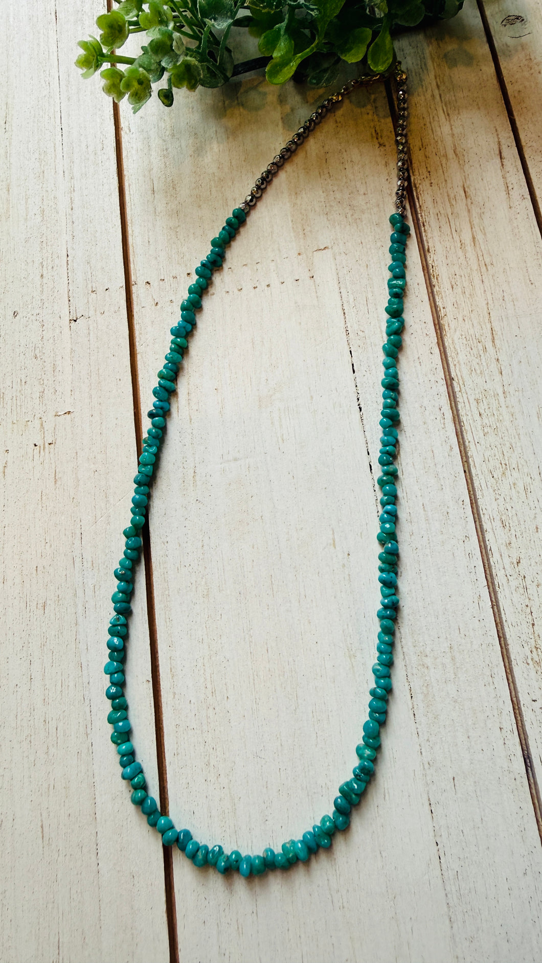 Sleeping Turquoise short necklace