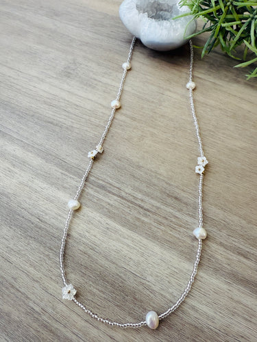 Hibiscus Summer long necklace