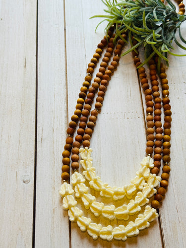 Crown Flower Single-Lei long necklace