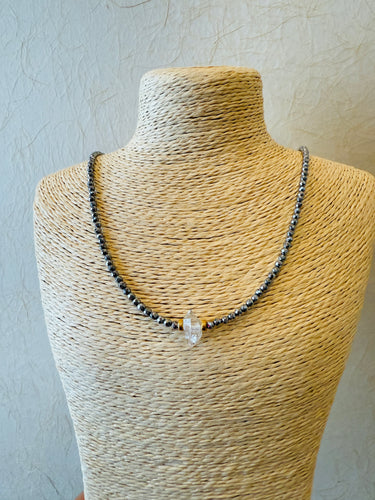 Herkimer Diamond Hema necklace