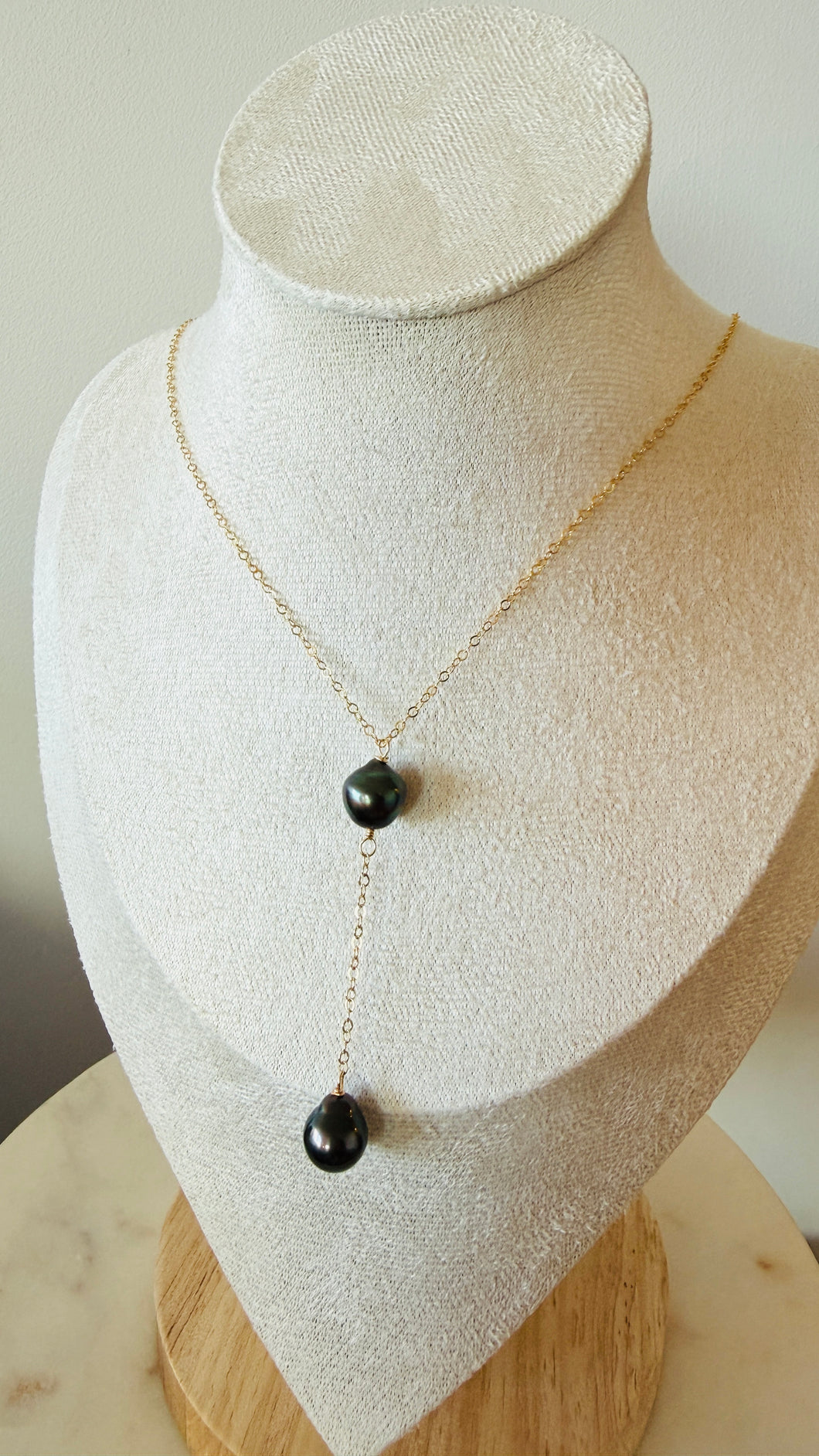 Double Tahitian Pearl Necklace