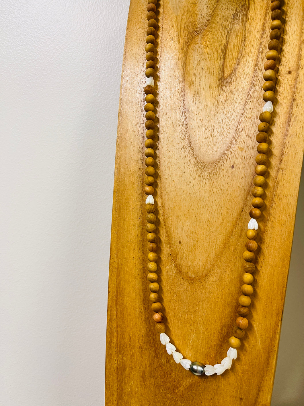Long Sandalwood necklace