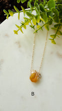 Citrin Charm necklace