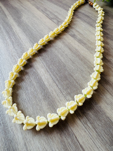 Crown Lei Flower Long necklace