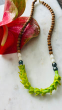 Pakalana & Tahitian Pearl Sandalwood Necklace