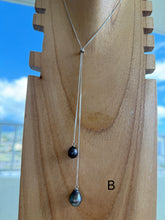 Adjustable Double Tahitian Pearl necklace