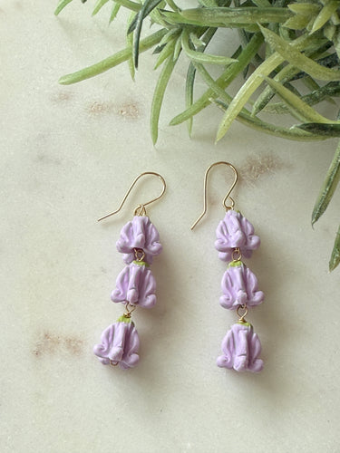 Poni Triple Crown Flower earrings