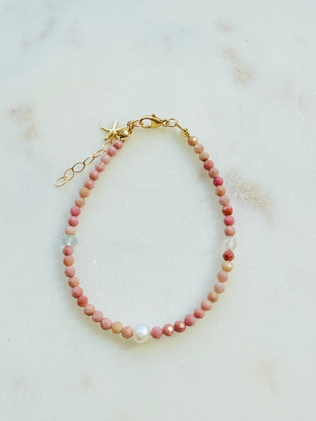 Pink Opal Custom order bracelet