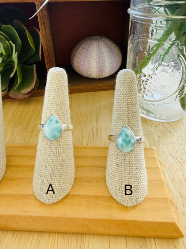 Larimar Rings
