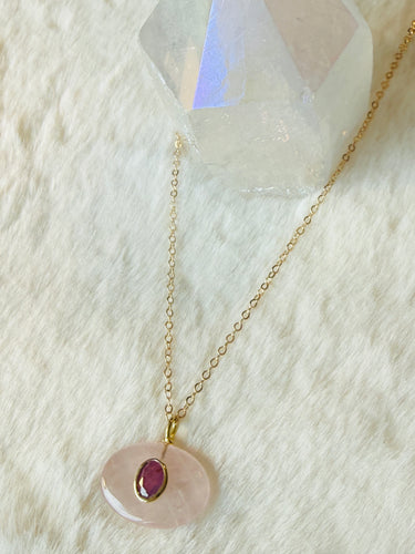 Rose Quartz necklace