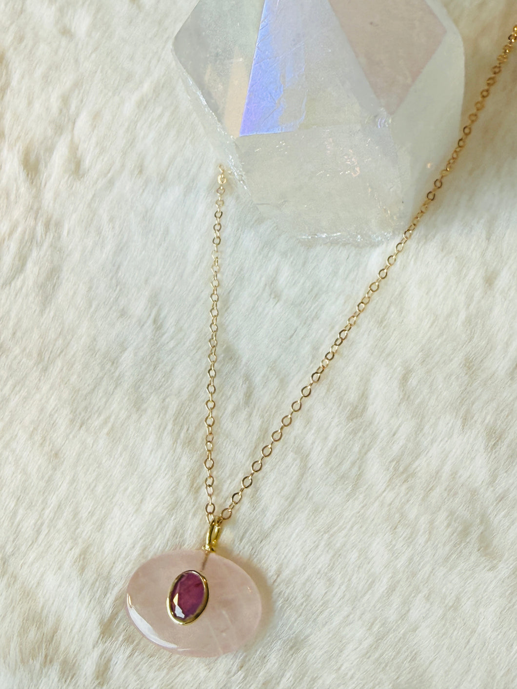 Rose Quartz necklace