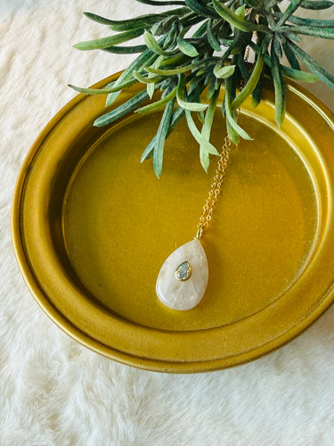 Moonstone necklace