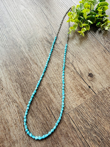 Sleeping Beauty Turquoise long necklace