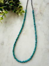 Kingman Turquoise shoet necklace