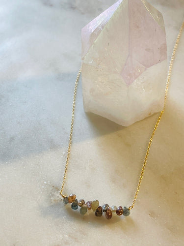 Zircon shine necklace(only Japan/日本発送のみ）