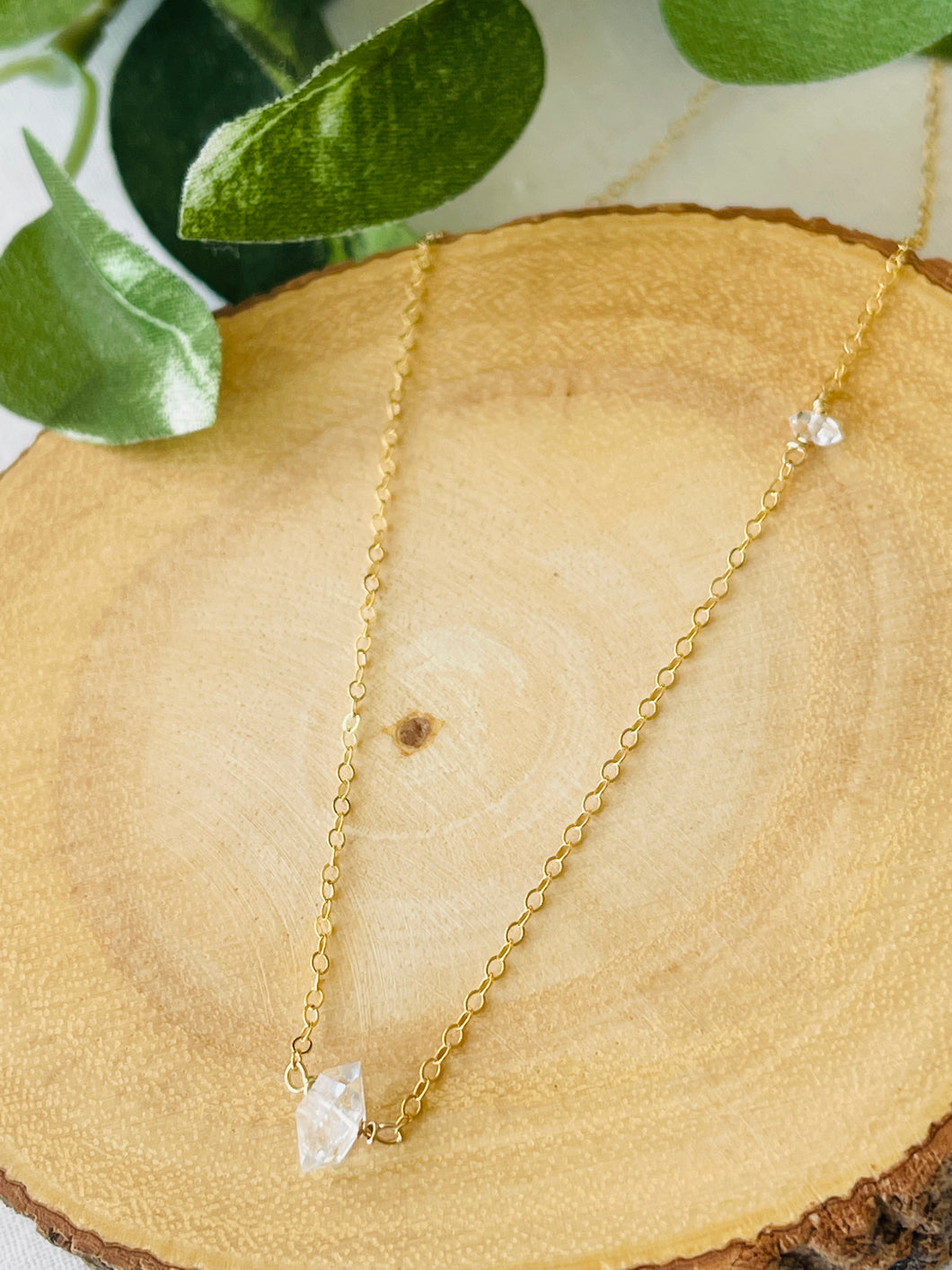 Hania Herkimer Diamond short necklace