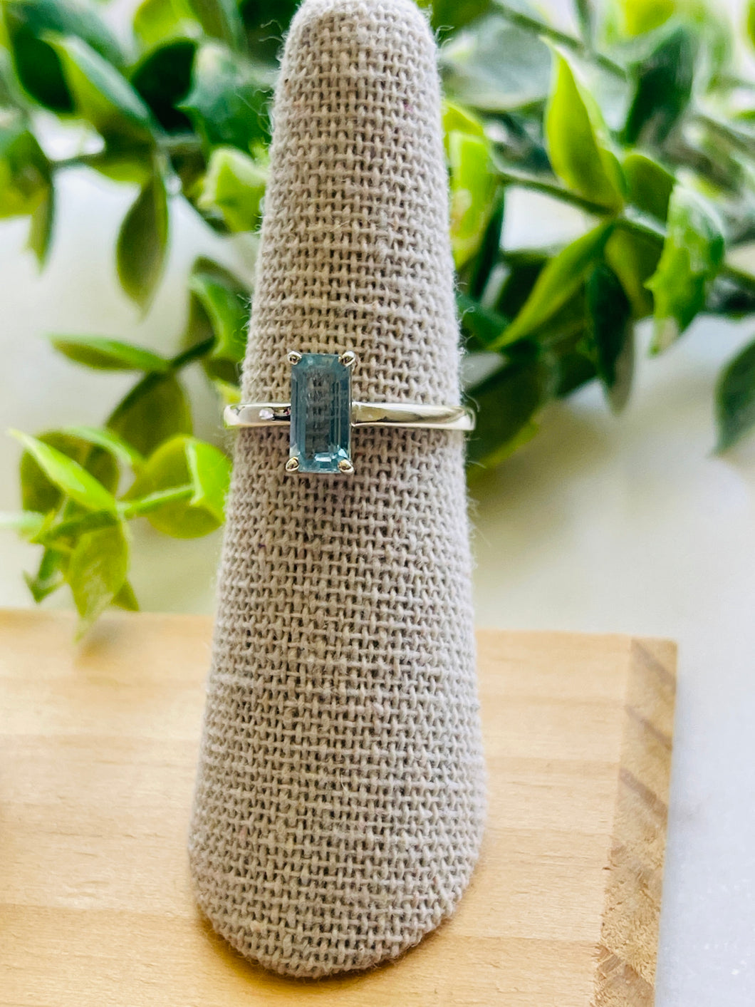 Aquamarine ring