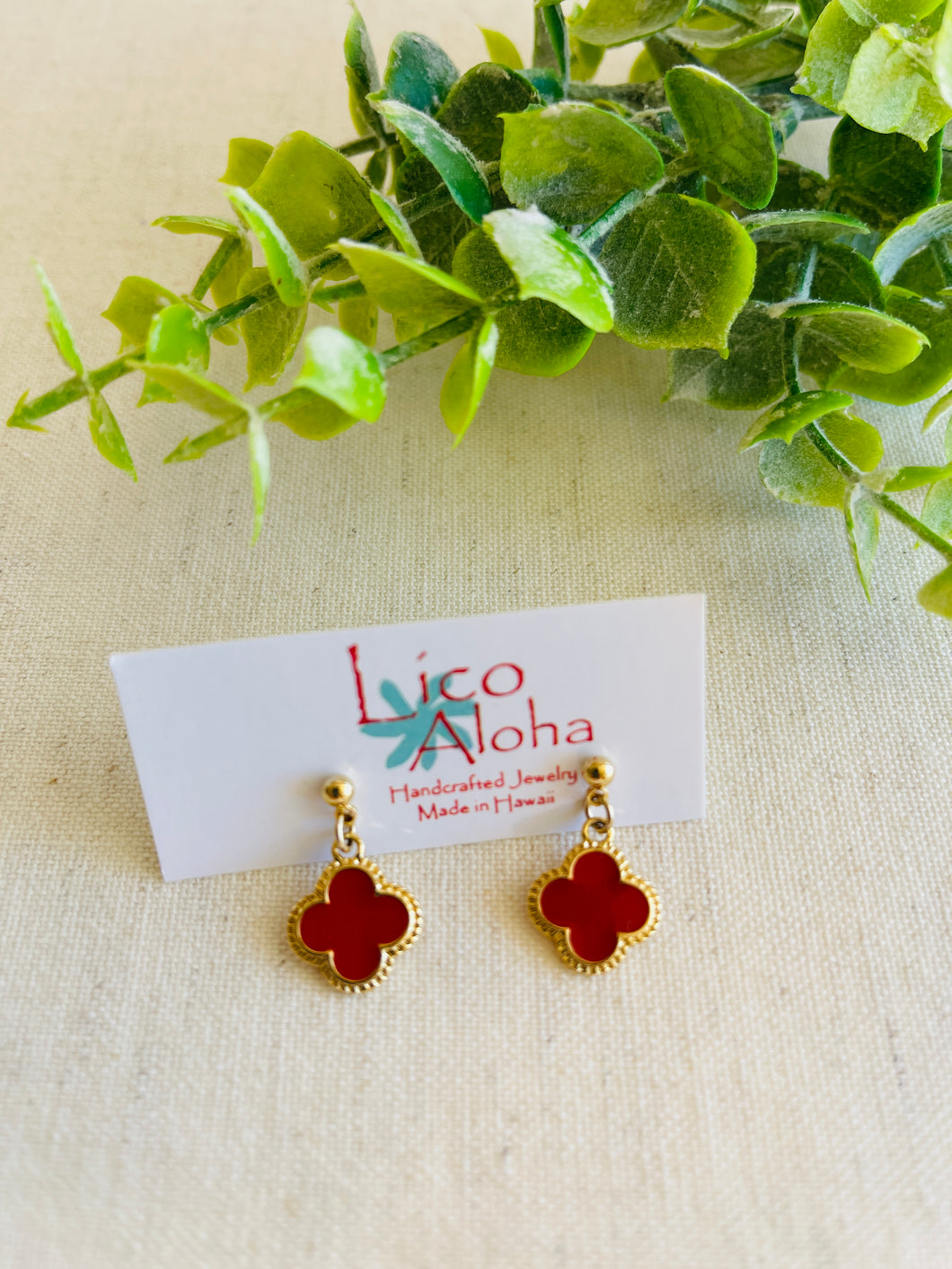 Red-Love earrings