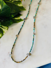 83cm Turquoise & Labradorite  long necklace