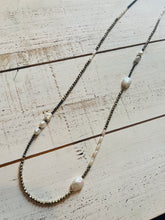 Long Fresh Pearl necklace